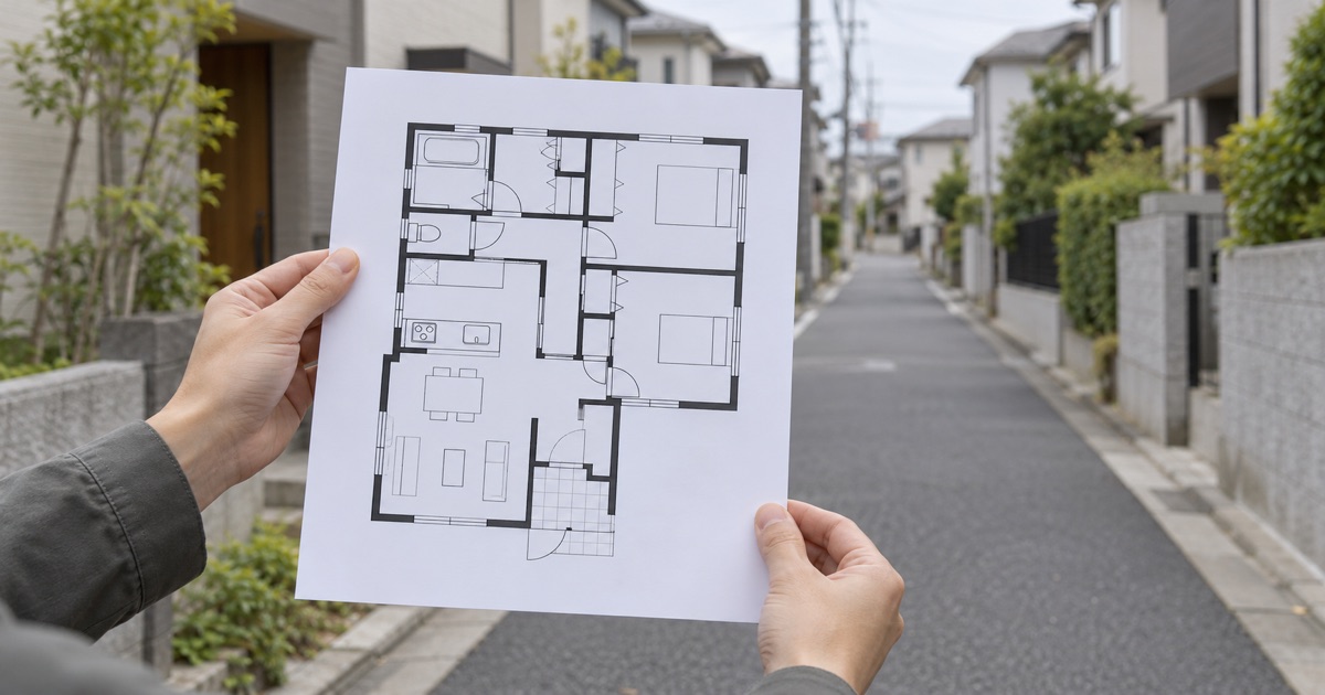 不動産会社の間取り図作成方法と外注の選び方2026のイメージ写真