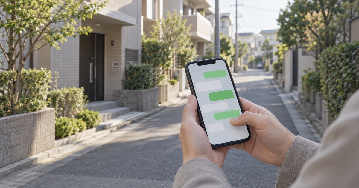 不動産会社のLINE活用術 やり取りの始め方と注意点2026のイメージ写真